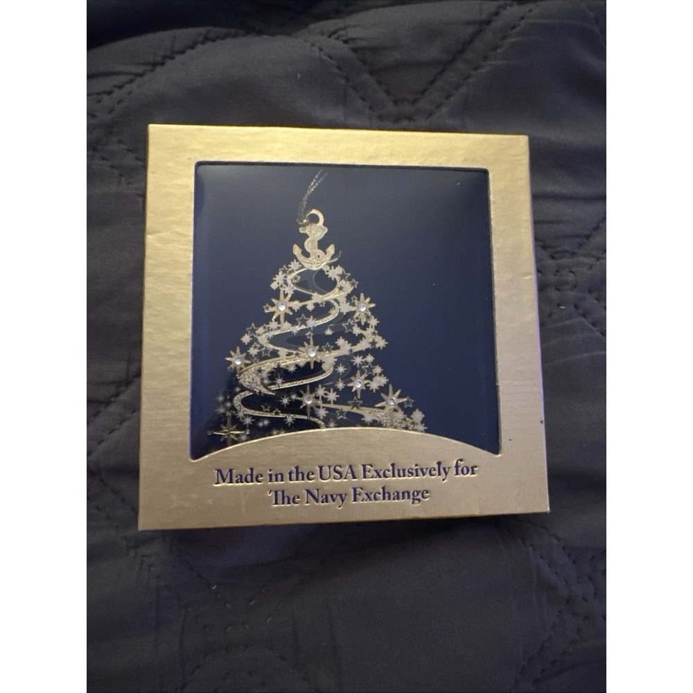 US Navy Nautical Christmas Tree Ornament